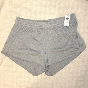 NWT Hollister Soft Knit Lounge Shorts Heather Gray - Size XL